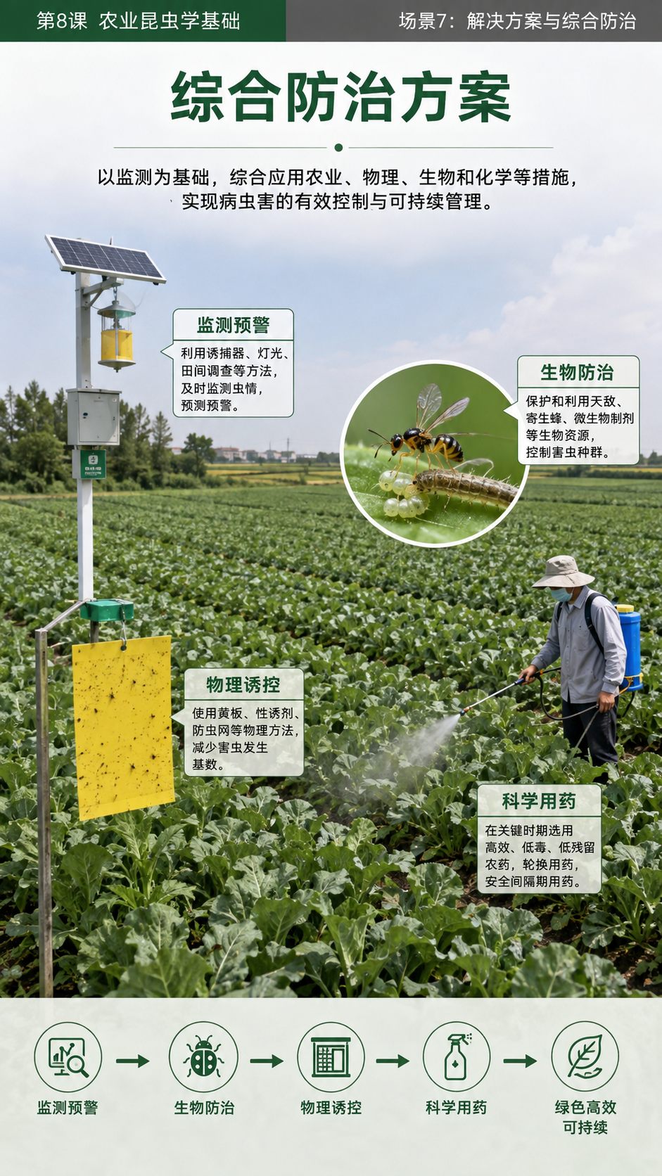 华昇金玛第8课农业昆虫学基础原图，导入顺序第7张：综合防治方案