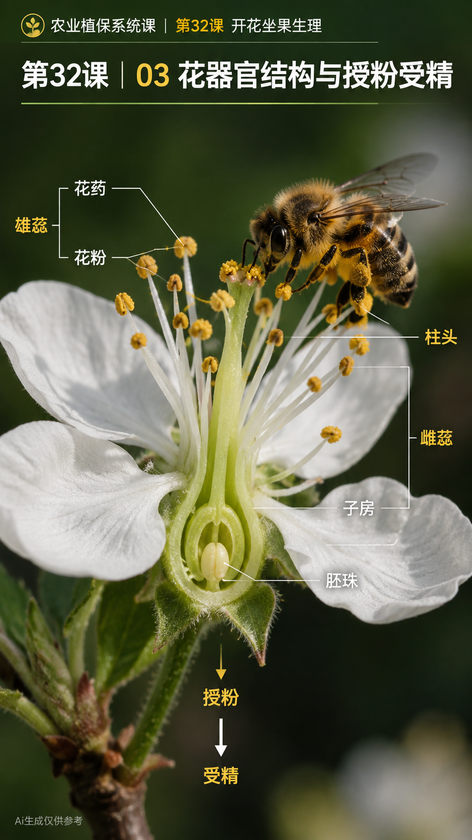 华昇金玛植保系统课第32课开花、授粉与坐果第3张原图