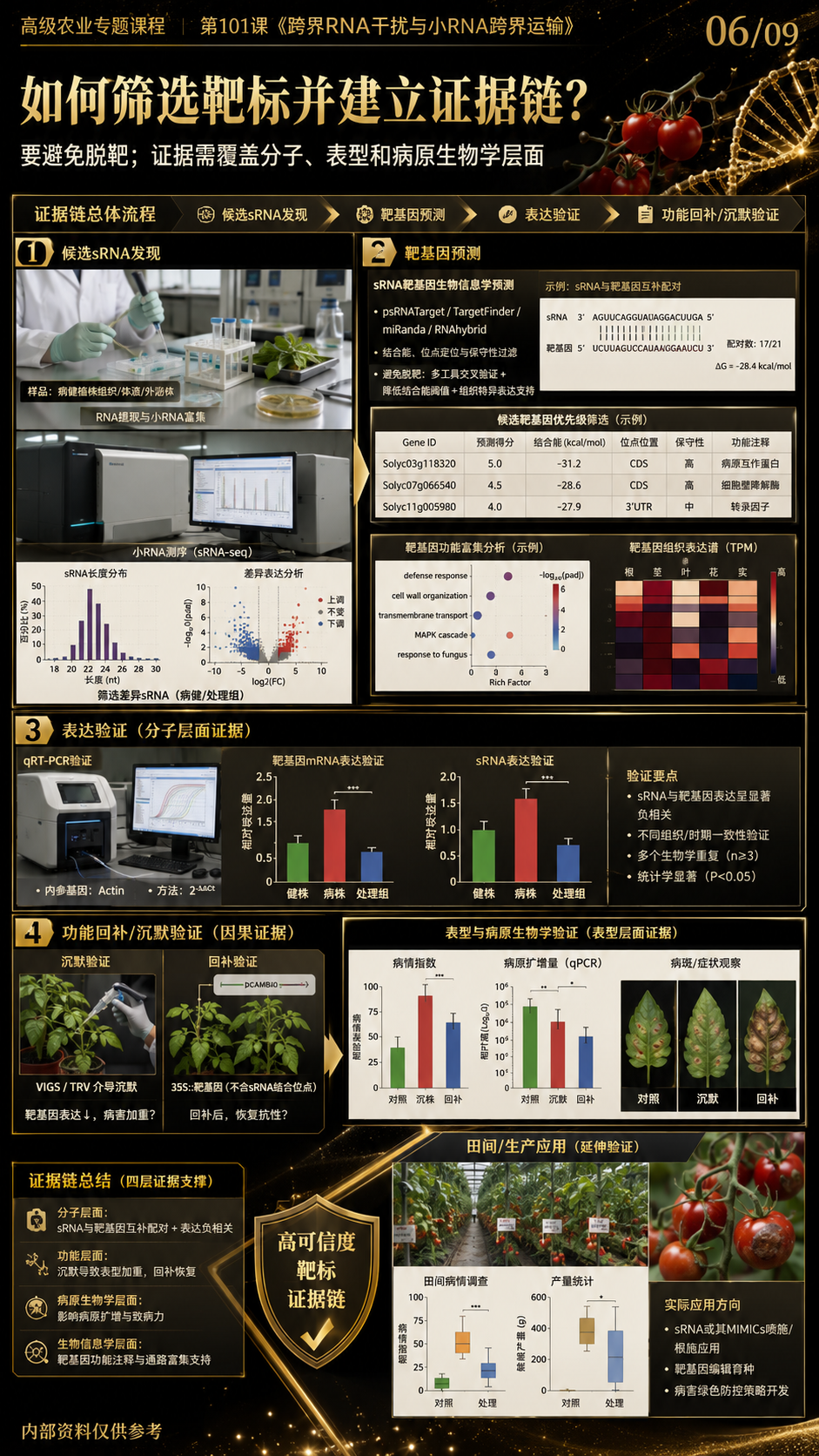 华昇金玛第101课图内06/09页：如何筛选靶标并建立证据链