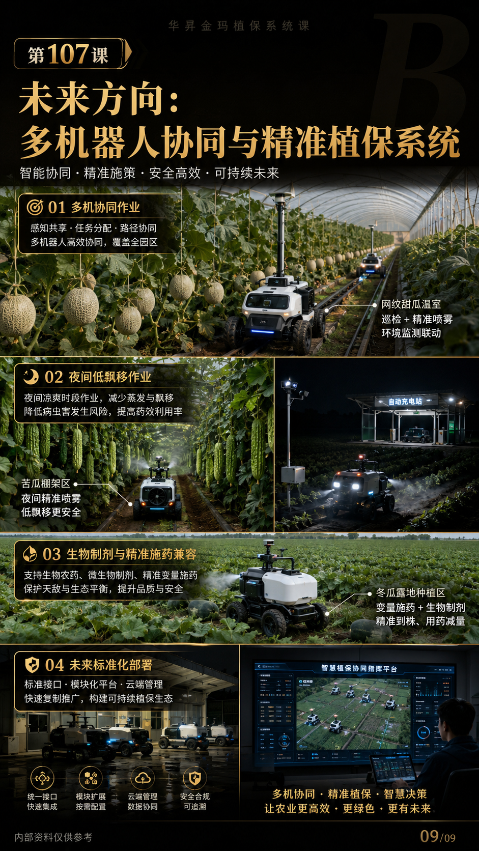 华昇金玛第107课图内09序号：未来方向：多机器人协同与精准植保系统