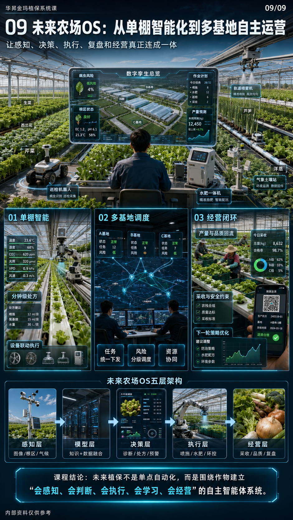 华昇金玛第110课图内09序号：未来农场OS：从单棚智能化到多基地自主运营