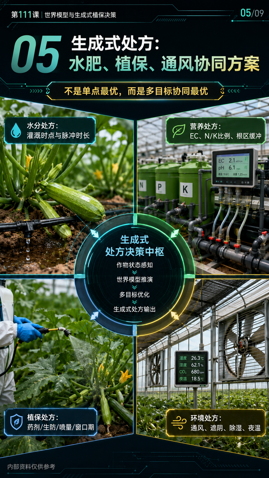 华昇金玛第111课图内05序号：生成式处方：水肥、植保、通风协同方案