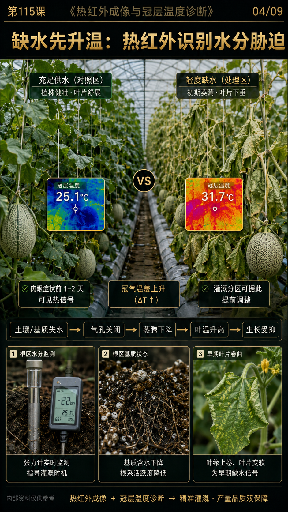 华昇金玛第115课图内04序号：缺水先升温：热红外识别水分胁迫