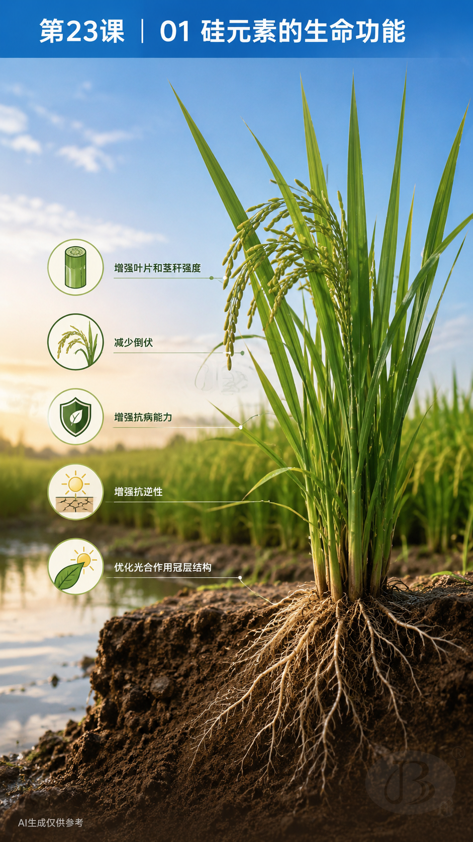 华昇金玛植保系统课第23课植物硅营养第1张原图