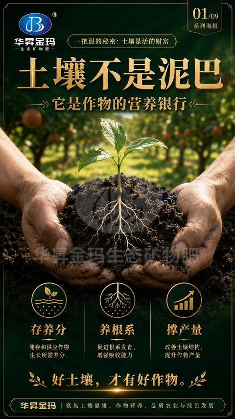 土壤不是泥巴（一把泥的秘密）｜华昇金玛植保系统课技术图
