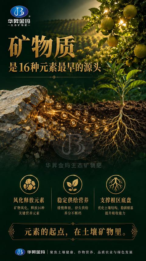 矿物质（一把泥的秘密）｜华昇金玛植保系统课技术图