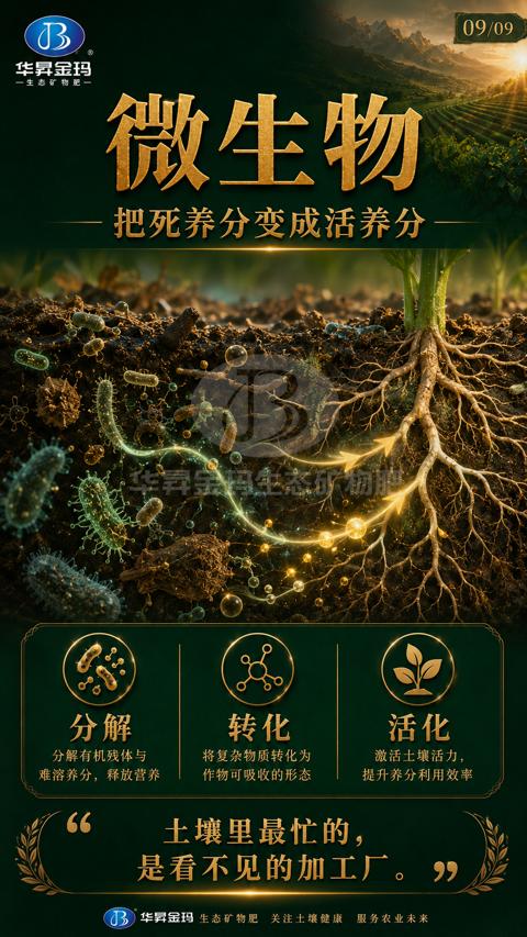 微生物（一把泥的秘密）｜华昇金玛植保系统课技术图