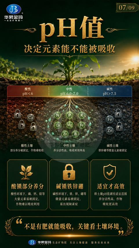pH 值（一把泥的秘密）｜华昇金玛植保系统课技术图