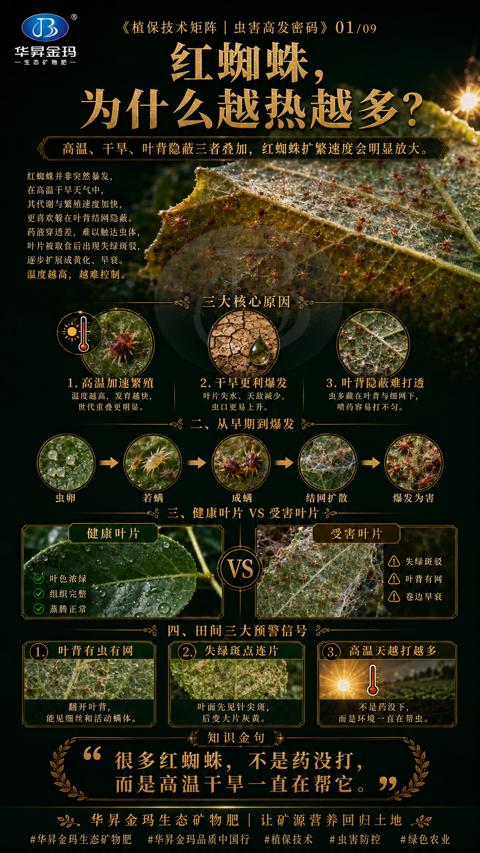 为什么越热越多（植保技术矩阵|虫害高发密码》01/09）｜华昇金玛植保系统课技术图
