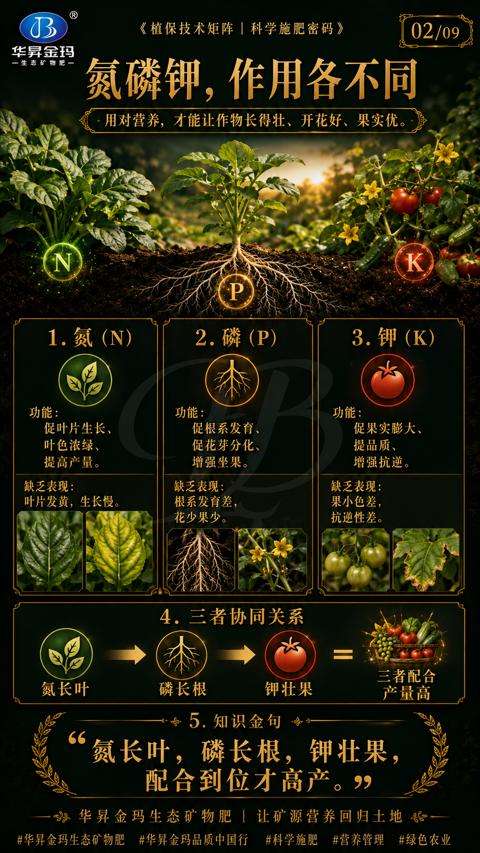 敏长能合鐘益擊高總出（用对营养，才能让作物长得壮、开花好、果实优）｜华昇金玛植保系统课技术图