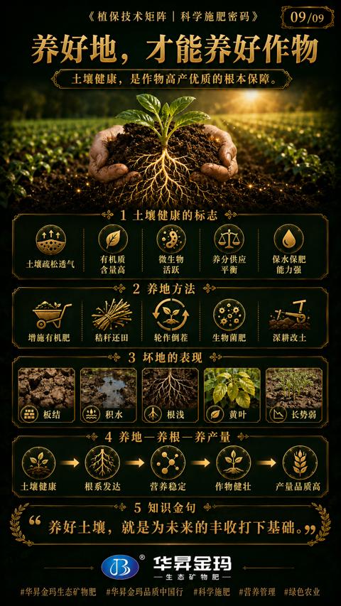 养好地，才能养好作物（土壤健康，是作物高产优质的根本保障）｜华昇金玛植保系统课技术图
