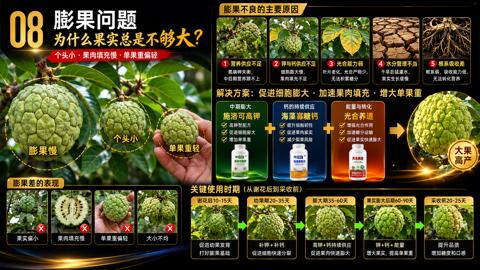 为什么果实怎是不够大（关键使用时期（从谢花后到采收前））｜华昇金玛植保系统课技术图