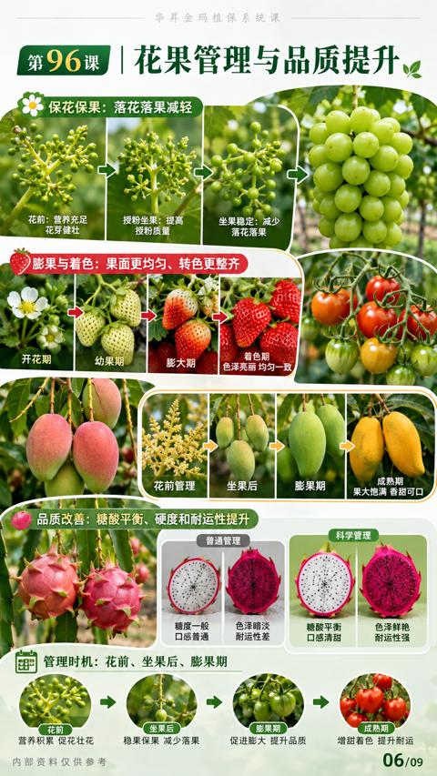 花果管理与品质提升（品质改善）｜华昇金玛植保系统课技术图