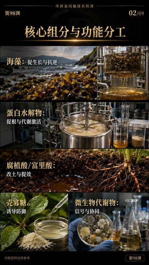 核心组分与功能分工｜华昇金玛植保系统课技术图
