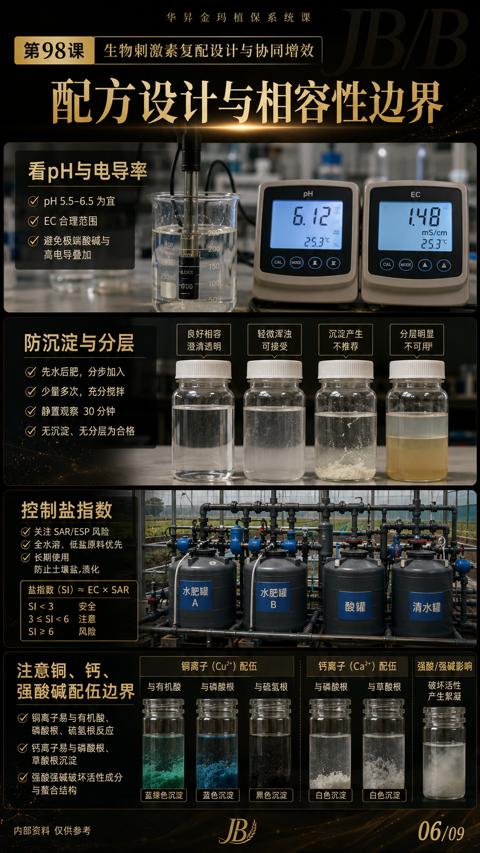 JB/B（生物刺激素复配设计与协同增效）｜华昇金玛植保系统课技术图