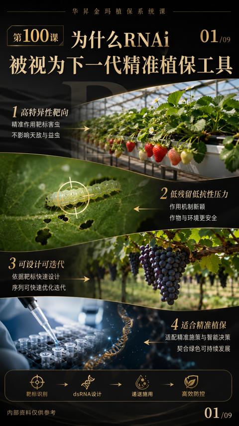 为什么RNAi（被视为下一代精准植保工具）｜华昇金玛植保系统课技术图
