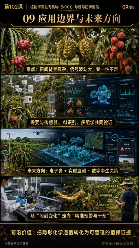 09 应用边界与未来方向（前沿价值）｜华昇金玛植保系统课技术图