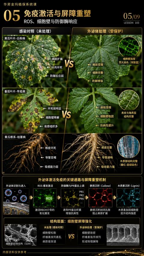 05 免疫激活与屏障重塑（外泌体激活免疫的关键通路与屏障重塑机制）｜华昇金玛植保系统课技术图