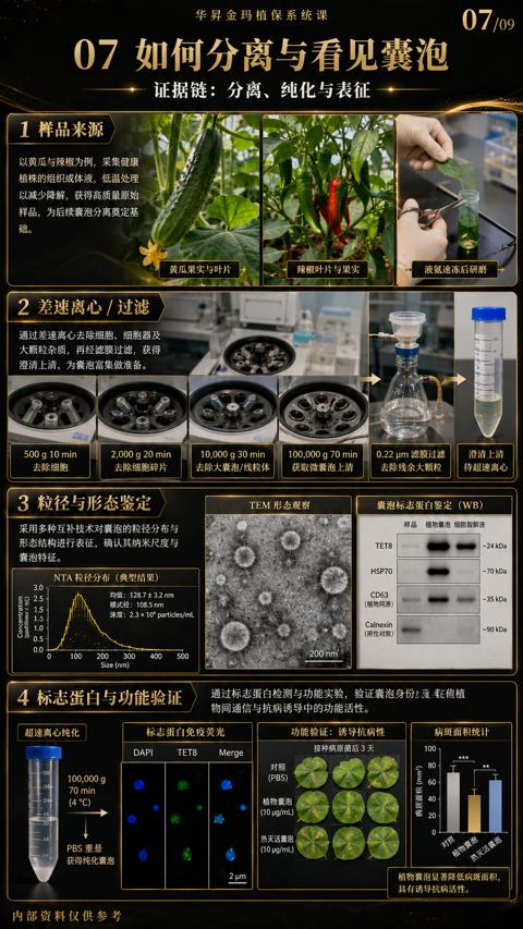 Concenvalion（采用多种互补技术对囊泡的粒径分布与）｜华昇金玛植保系统课技术图