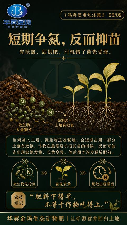 短期争氮，反而抑苗（土壤有效氮。作物在最需要长根长苗的时候，反而可能）｜华昇金玛植保系统课技术图