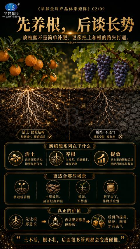 先养根，后谈长势（土不活，根不壮，后面很多管理都会变成硬推）｜华昇金玛植保系统课技术图