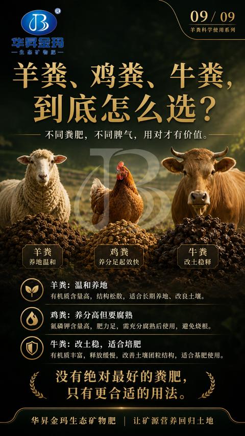 到底怎么选（氮磷钾含量高，肥力足，需充分腐熟后使用，避免烧根）｜华昇金玛植保系统课技术图