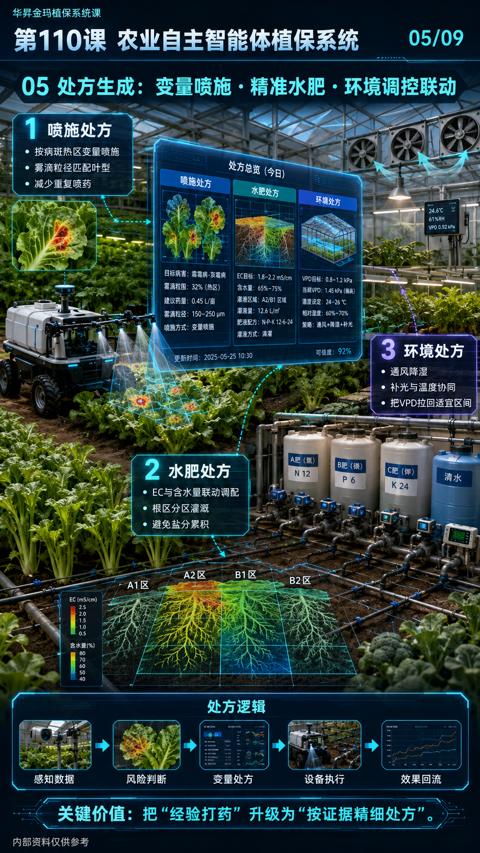 第110课 农业自主智能体植保系统｜华昇金玛植保系统课技术图