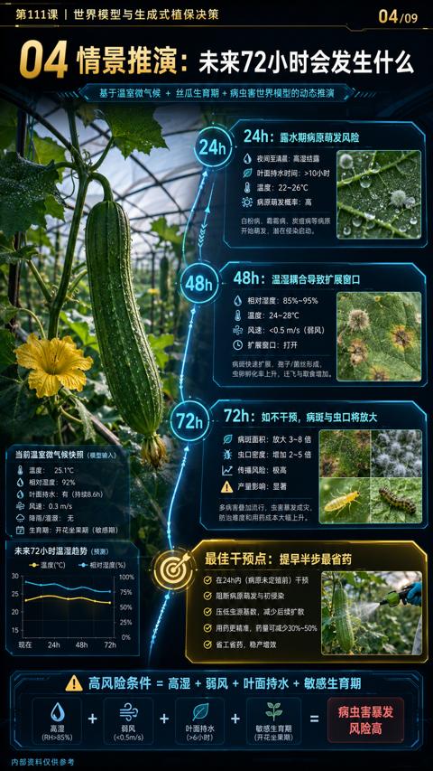 04情景推演：未来72小时会发生什么（72h）｜华昇金玛植保系统课技术图