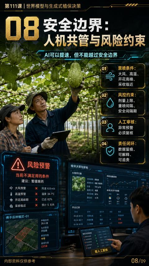 D8安边界（人机共管与风险约束）｜华昇金玛植保系统课技术图