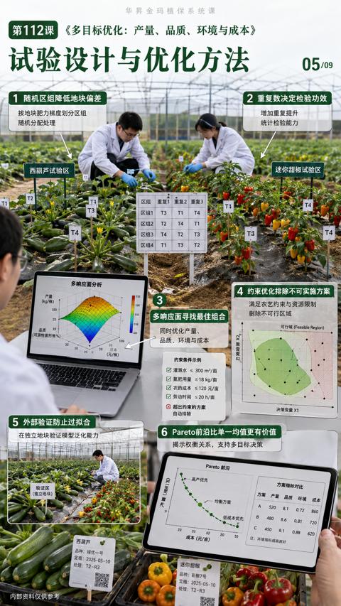 试验设计与优化方法（多目标优化）｜华昇金玛植保系统课技术图