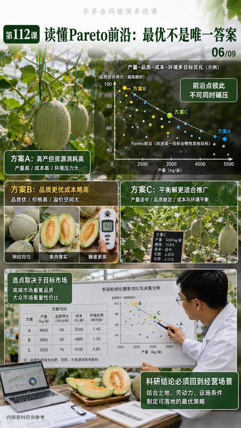 读懂Pareto前沿：最优不是唯一答案｜华昇金玛植保系统课技术图