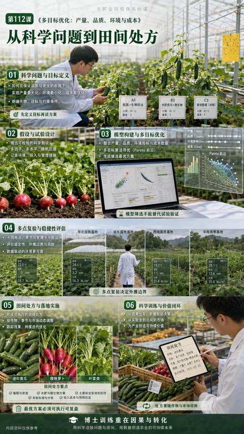 从科学问题到田间处方（用科学连接问题与田间，用效据创造农业的可持续未来）｜华昇金玛植保系统课技术图
