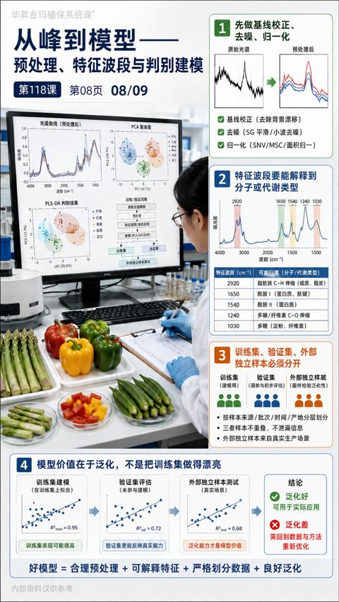 从峰到模型一（模型价值在于泛化，不是把训练集做得漂亮）｜华昇金玛植保系统课技术图