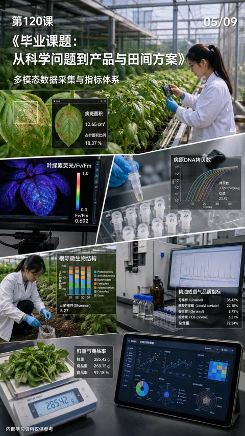 285.42g（从科学问题到产品与田间方案）｜华昇金玛植保系统课技术图