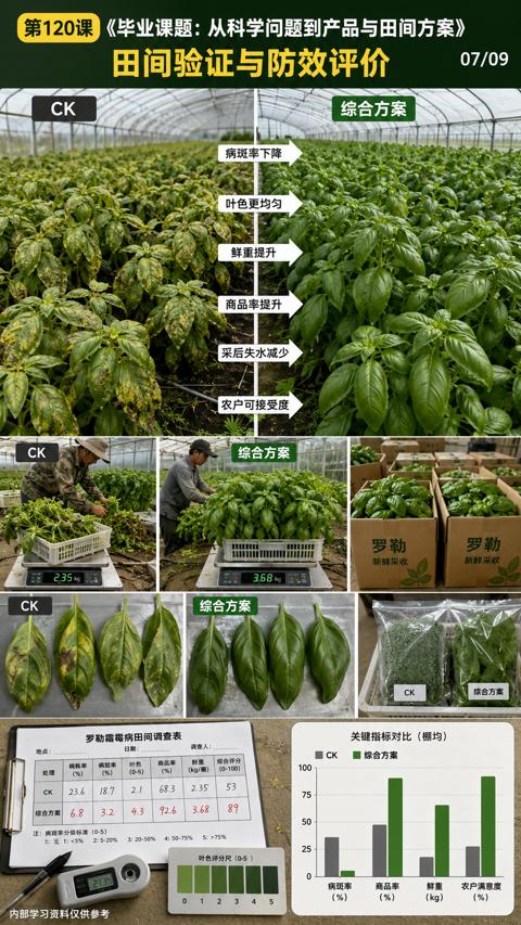 田间验证与防效评价（毕业课题）｜华昇金玛植保系统课技术图