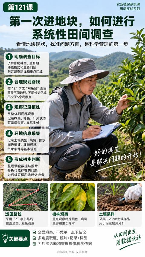 是解决问题的开始（看懂地块现状，找准问题方向，是科学管理的第一步）｜华昇金玛植保系统课技术图