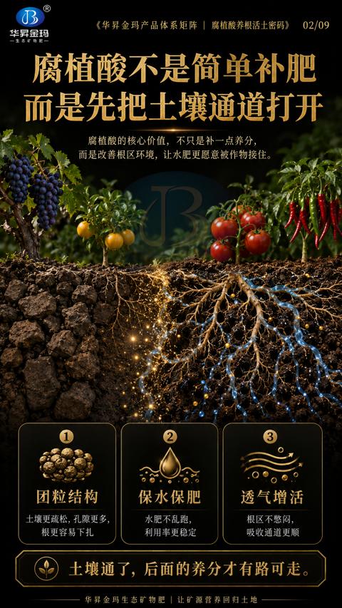 而是先把土壤通道打开（而是改善根区环境，让水肥更愿意被作物接住）｜华昇金玛植保系统课技术图