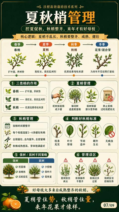 夏秋梢管理（核心逻辑）｜华昇金玛植保系统课技术图