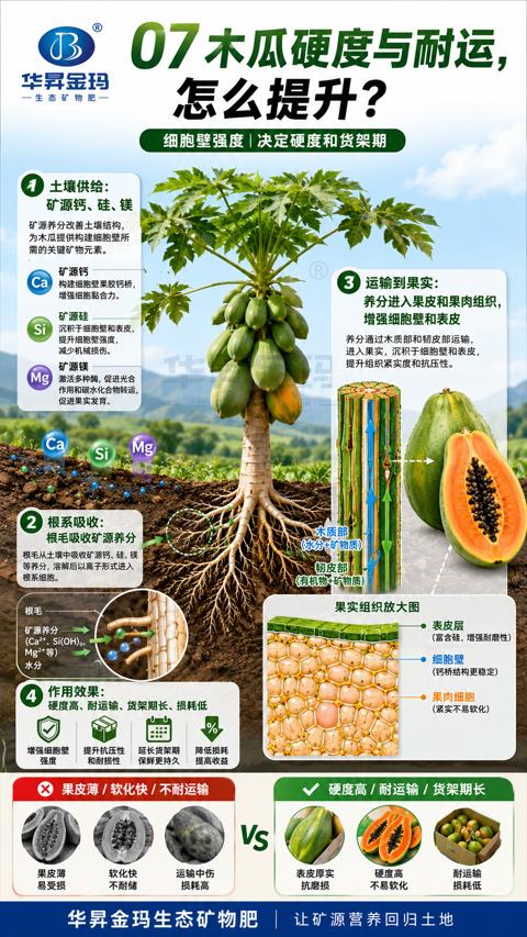 怎么提升（硬度高、耐运输、货架期长、损耗低）｜华昇金玛植保系统课技术图