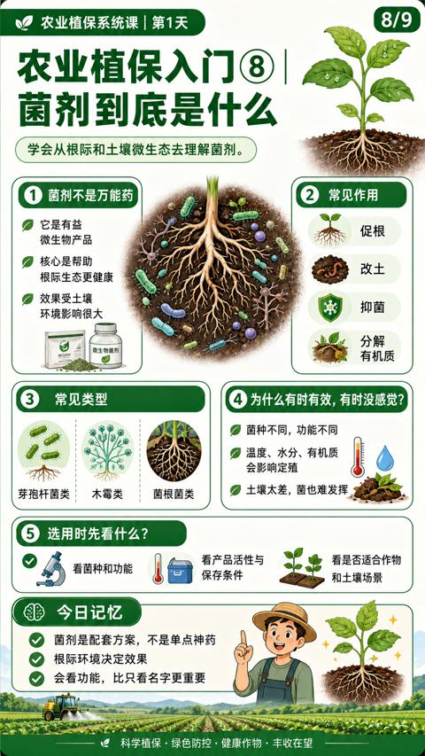 菌剂到底是什么（学会从根际和土壤微生态去理解菌剂）｜华昇金玛植保系统课技术图
