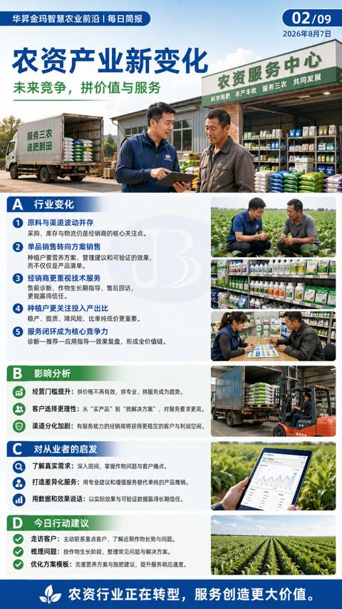 农资服务中心（打造差异化服务）｜华昇金玛植保系统课技术图