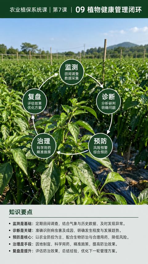 农业植保系统课|第7课| 09 植物健康管理闭环（监测是基础）｜华昇金玛植保系统课技术图