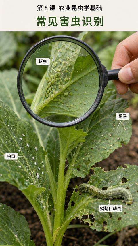 常见害虫识别｜华昇金玛植保系统课技术图