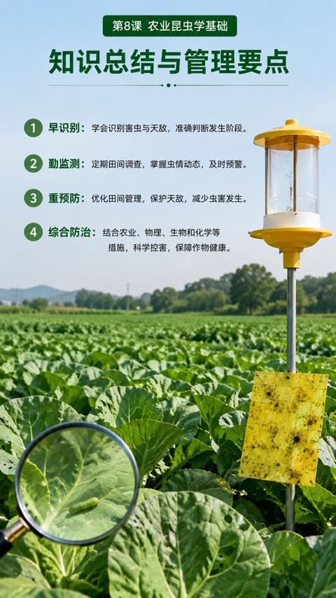 知识总结与管理要点（4 综合防治）｜华昇金玛植保系统课技术图