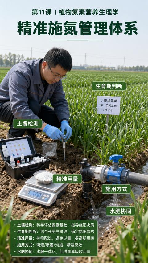 精准施氮管理体系（生育期判断）｜华昇金玛植保系统课技术图