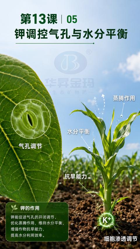 第13课|05（优化蒸腾作用，维持水分平衡）｜华昇金玛植保系统课技术图