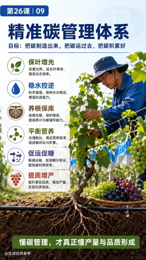 精准碳管理体系（目标）｜华昇金玛植保系统课技术图