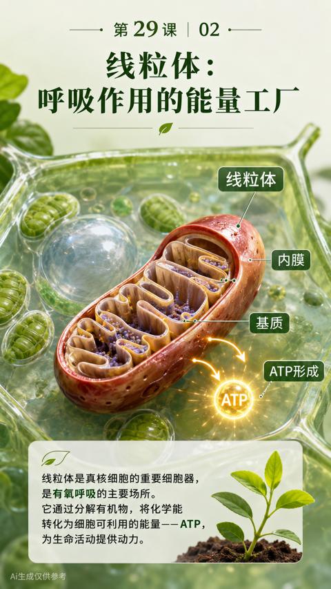 线粒体（线粒体是真核细胞的重要细胞器）｜华昇金玛植保系统课技术图