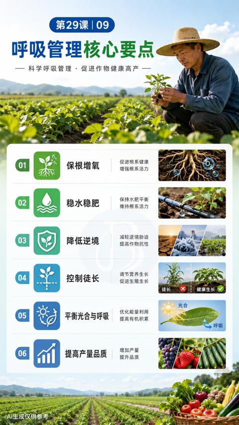 呼吸管理核心要点｜华昇金玛植保系统课技术图