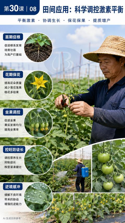 田间应用：科学调控激素平衡｜华昇金玛植保系统课技术图